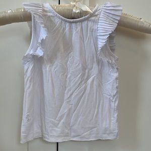 NWT Polo by Ralph Lauren Size 2T Little Girls Flutter Sleeve Soft Jersey Top